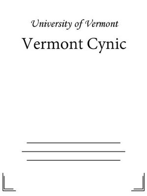 cover image of Vermont Cynic